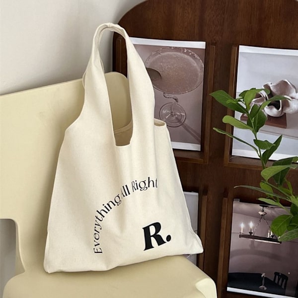 Canvas Ostoskassi Eco Bags Supermarket Käsilaukut