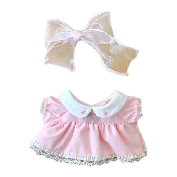 Nukke Vaatteet Pitsi mekkopuku PINK 20CMDRESS pink 20cmdress-dress