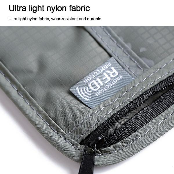 RFID pas ID taske Dokumentpose SORT black