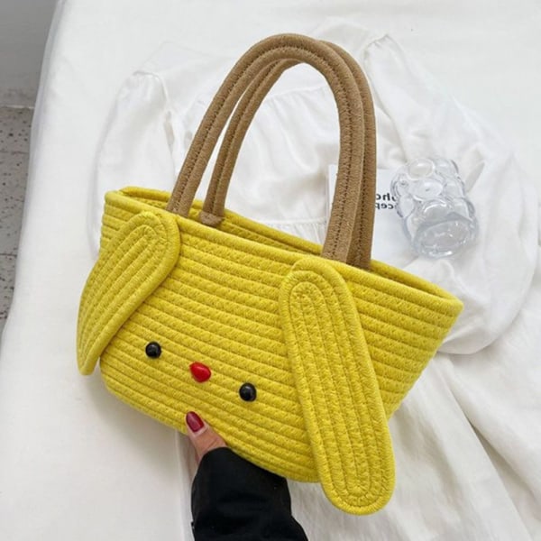 Vevde vesker Håndvesker GUL yellow