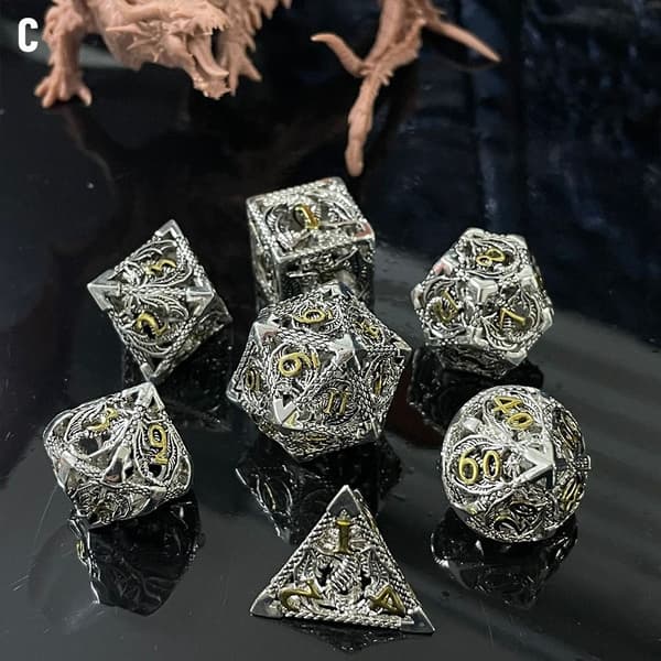 Metal Terningsæt Spil Terninger C C C