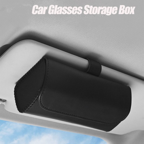 Auton aurinkolasien case Clip Auton aurinkolasien pidike PUNAINEN Red