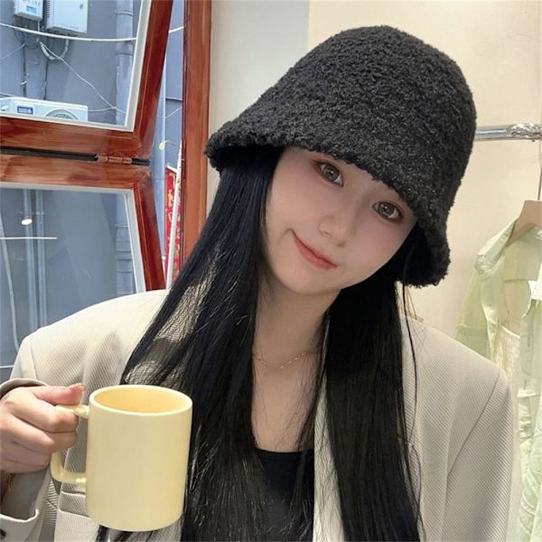Lamb Bucket Hat Fisherman Hat BEIGE beige