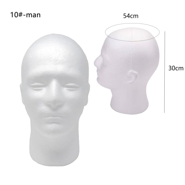 Huvudmodell Skum Mannekäng 10 10 10