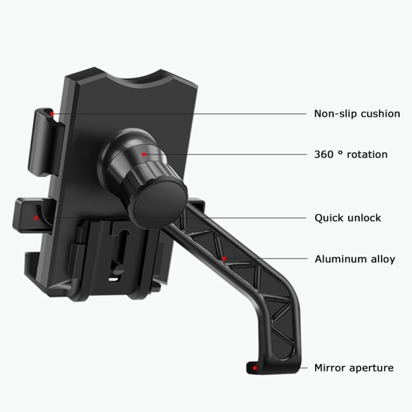 Sykkeltelefonholder Mobiltelefonholder 3 3 3