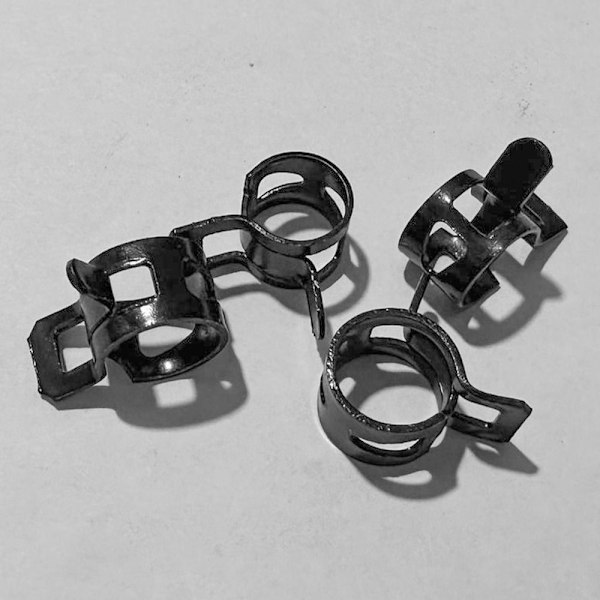 20 stk/parti fjederclips Fastener 20 stk 13 MM 20 stk 13 mm 20pcs 13mm