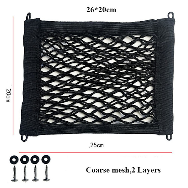 Scooter Organizer Mesh -säilytyspussi 2 2 2