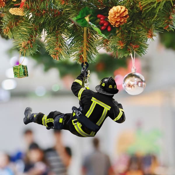 2 stk Firefighter Pendant Bil Pendant nøglering H H H