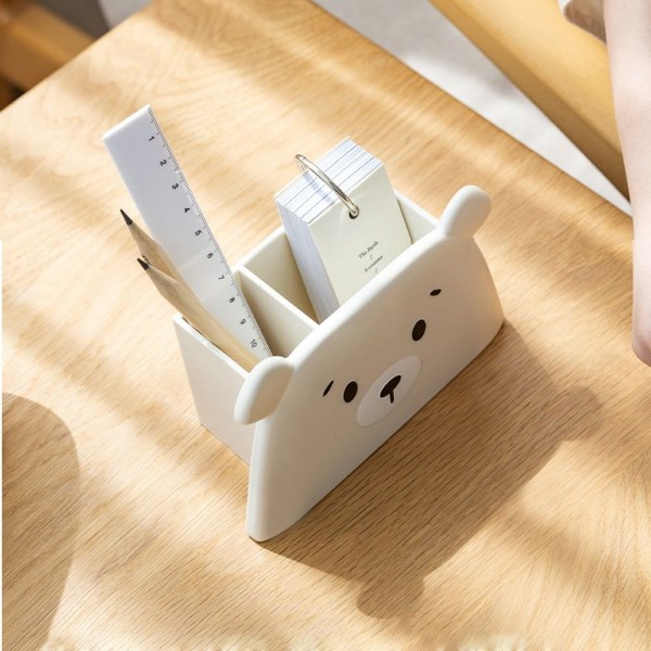Pen Pencil Holder Bear Pen Holder BLÅ Blue
