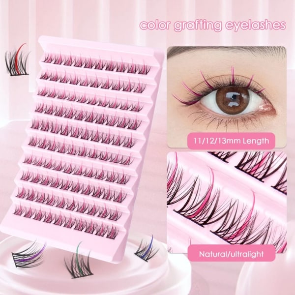 Yksilölliset ripset Cluster Lashes 03 03 03