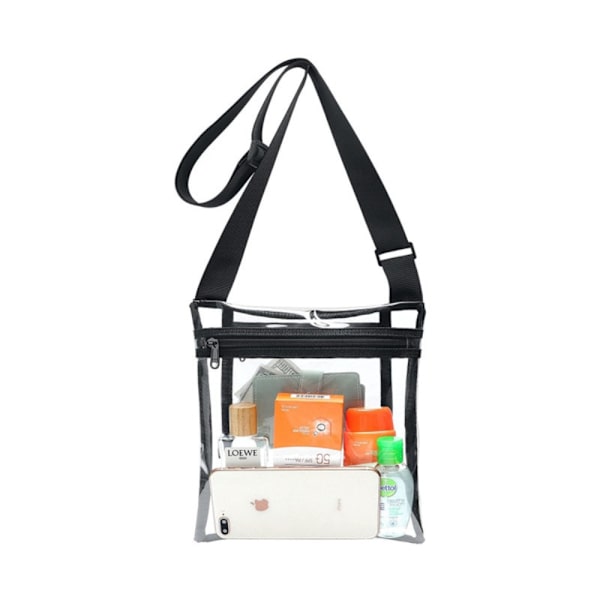 Transparent Stadium Bag Klar Väska GRÅ gray