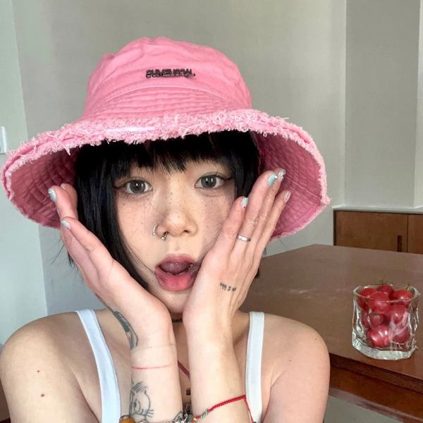 Fisherman Hat Bucket Hat SININEN blue