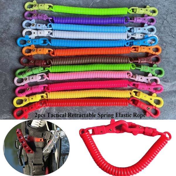 2st Tactical Retractable Spring Phone Elastiskt rep 6 6 6