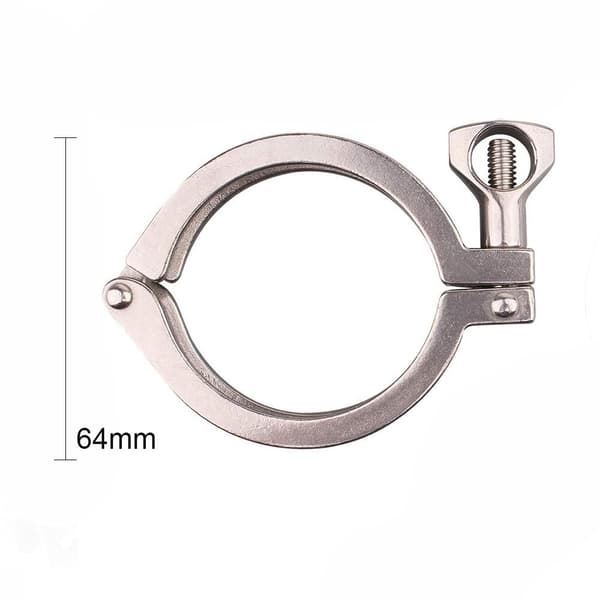2 stk 2" Sanitær Tri-clamp Tri Clamp Clover Sanitærrør