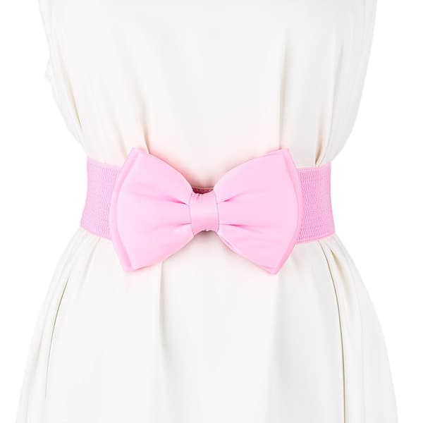 Bred stretch midjebälte Bowknot midjeband BEIGE beige