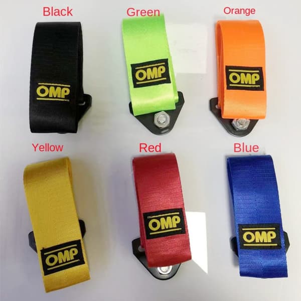 2 STK Nylon Bugseringsstrop Bilræs Bugsering Reb ORANGE Orange