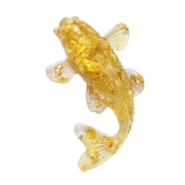 Crystal Gravel Carp Ornament Drip Gel Pienet kalakoristeet J J J