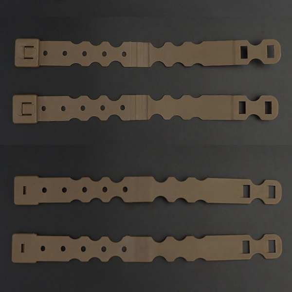 2stk Tactical Molle System Malice Clips SORT 15CM Black 15cm