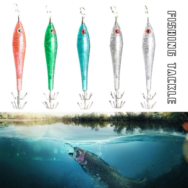 Elektroninen salama Squid Hook Octopus Bait VÄRI VAALEA VÄRIVALO Color Light
