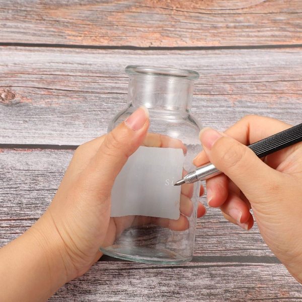 8 styks Scribing Pen Tip Scriber Keramik Glasgravering