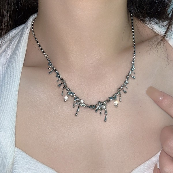 Chokers Halsband Dam Halsband Nyckelbenskedja