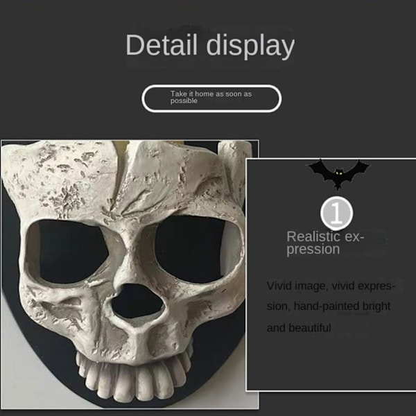 Skull lysestake Halloween lysestake 2 2 2