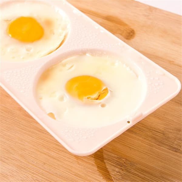 Egg Kylling Mikrobølgeovn Egg Steamer Drenering Egg Boiler