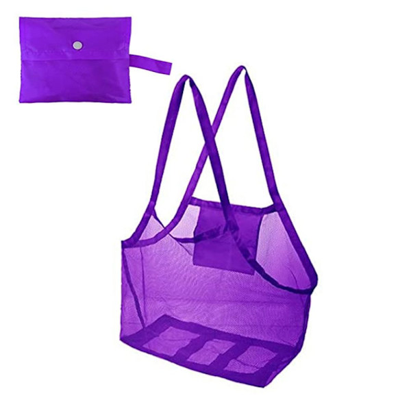 Leksaksförvaringsväska Strandväska LILA LILA Purple