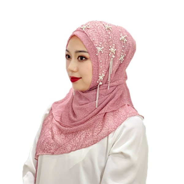 Bead Flower Shawl Tupsuhuivi PINK Pink