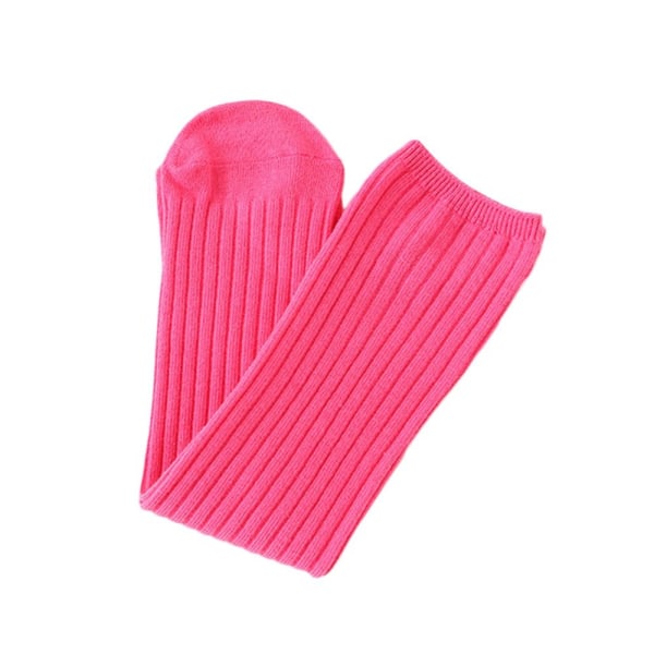 for 3-12Y High Knee Sokker Barnestrømper ROSE RED Rose red
