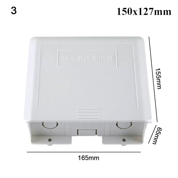 Kapsling Project Case Junction Box 150X127MM3 3 150x127mm3