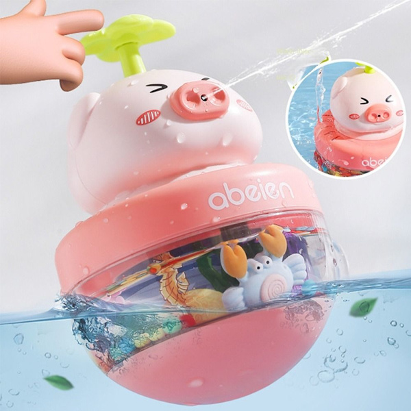 Nyfødte Badelegetøj Vand Spray Legetøj PIGGY PIGGY Piggy