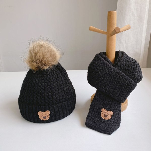 Baby Hat Børn Beanie SORT black