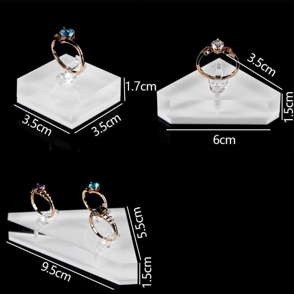 Smykker Display Rack Ring Rack TRIANGLE ONE CLIP TRIANGLE ONE Triangle one clip