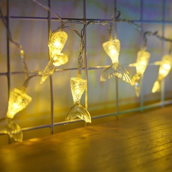 Havfrue Halelampe String Led Lys FARVE FARVE colour