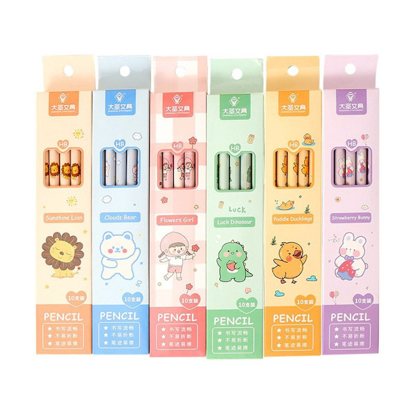 10 Stk HB Blyant Skriveblyant KANIN KANIN Rabbit