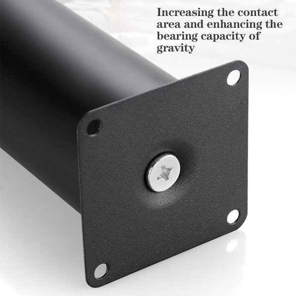 Huonekalut Pyörät Jalat MUSTA 10cm Black 10cm