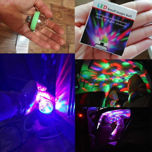 LED Bounce Light Car Atmosphere Lights 1 1 1