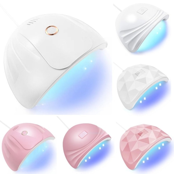 Negletørrer UV LED Neglelampe PINK 1 1 pink 1-1
