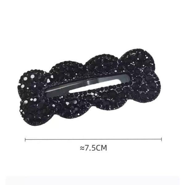 Rhinestone BB Clip Firkantet hårnål FARGE 3 FARGE 3 Color 3