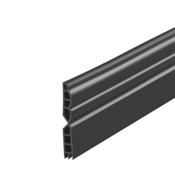 100 cm Dør Bund Tætningsliste Draft Excluder LARGE Large Black-45mm