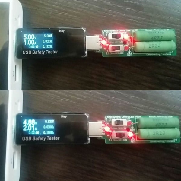 USB Resistor DC Electronic Load Aging Discharge Loader