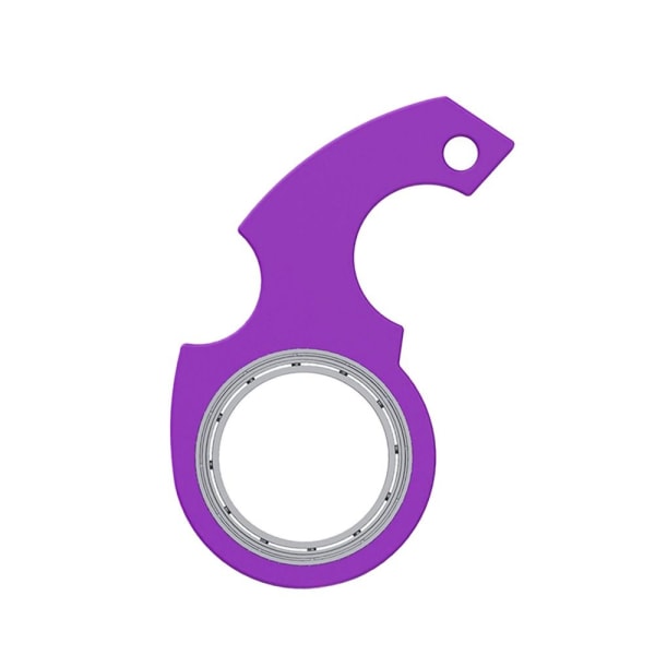 Metall roterende leketøy ryggsekkspenne LILLA LILLA Purple