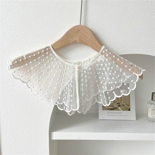 Falsk krage Avtagbar krage VIT white