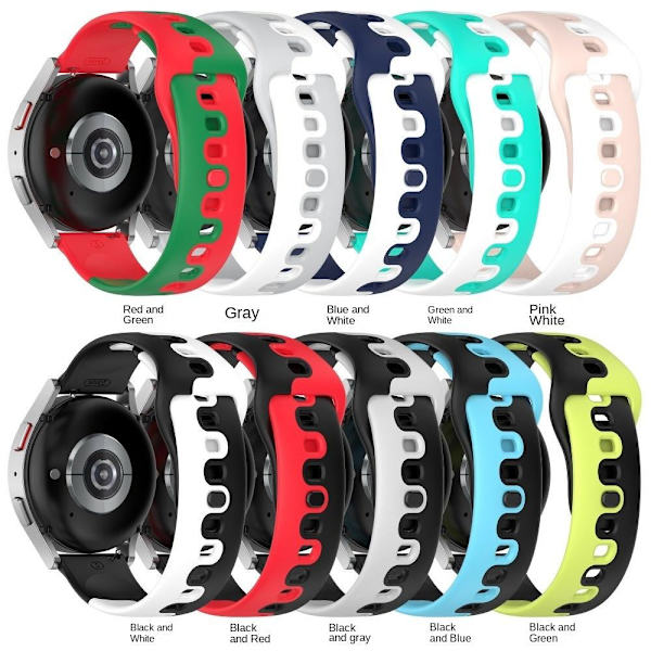 Watch Älykäs watch ranneke 22MM MUSTA PUNAINEN MUSTA PUNAINEN 22mmBlack Red