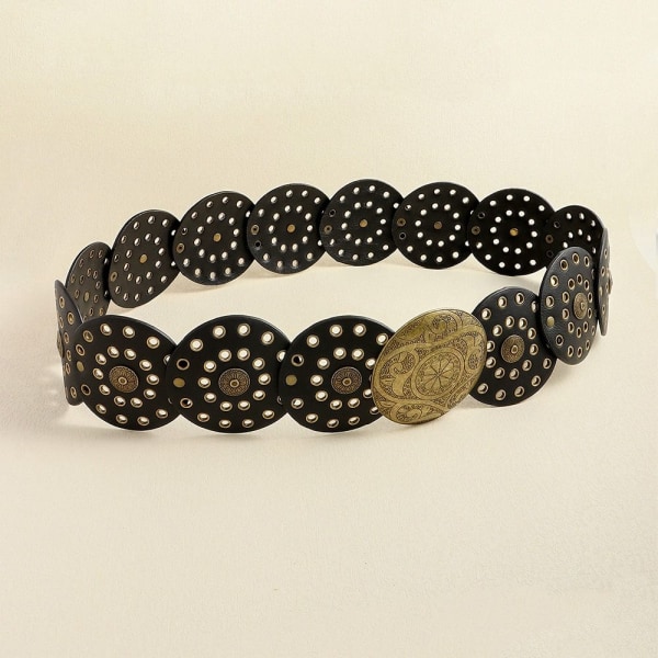 Skivebelter Hulbelte KAFFE GULL SPENNE GULL SPENNE Coffee Gold Buckle-Gold Buckle