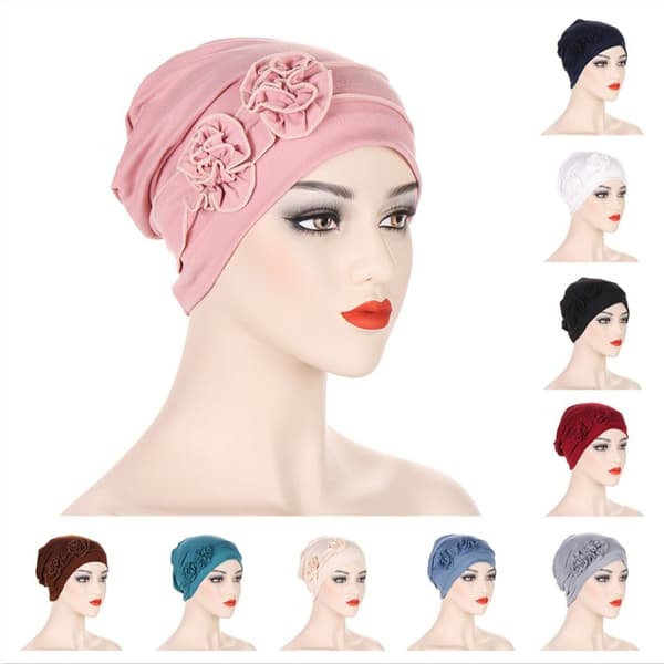 Turban Hat Motorhjelm SORT black