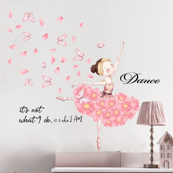 Princess Wall Stickers Girls On Moon 3 3 3