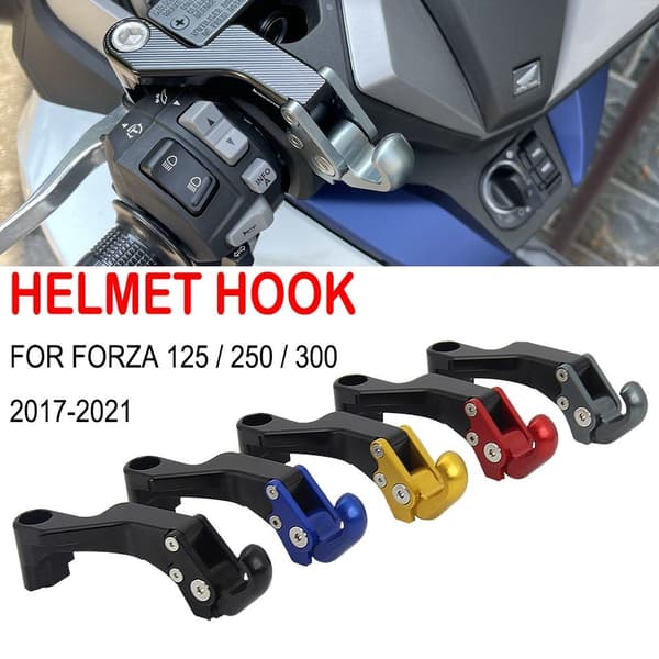 Hjelmkrok Bagasjeposeholder SØLV silver