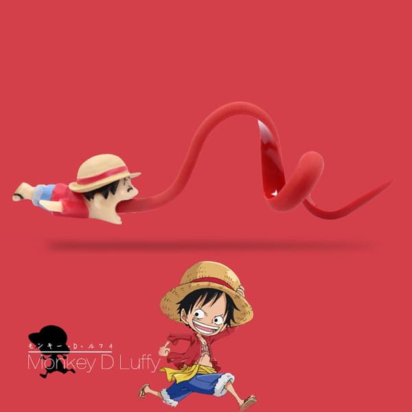 Rolig Luffy And Venom USB kabel Wire Data Line Hållare